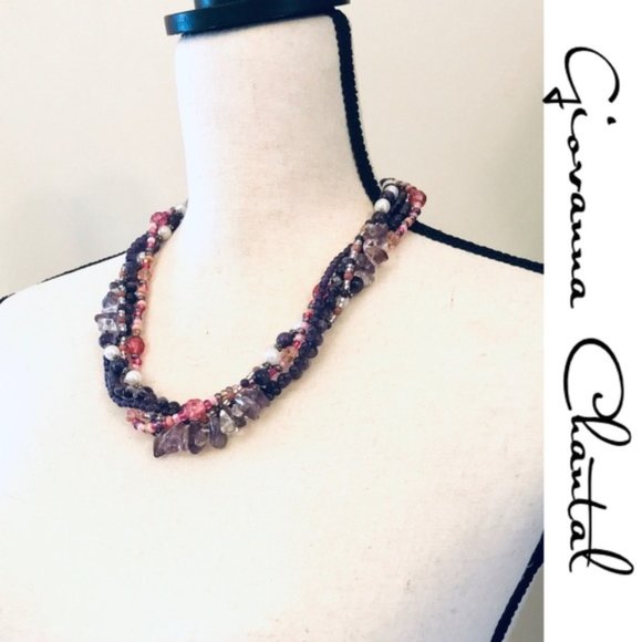 BoHo Handmade Beaded Necklace - Picture 1 of 6
